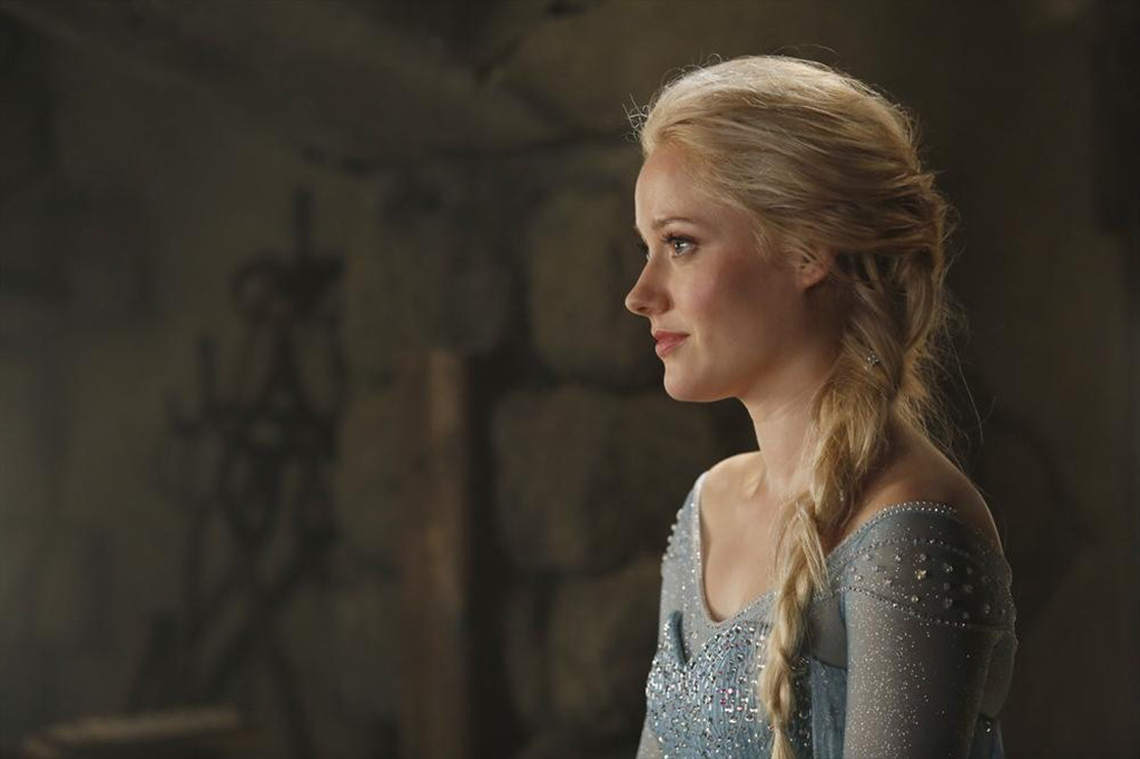 Haig as Elsa from Meet the Frozen Cast of Once Upon a Time E! News
