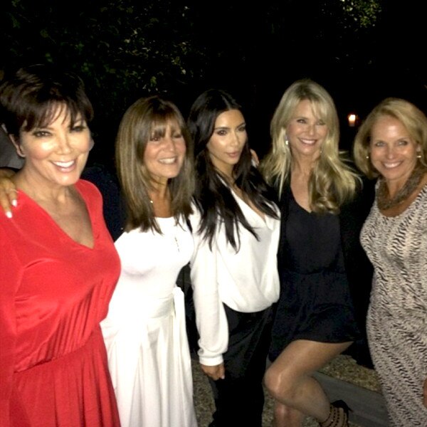 Kim Kardashian, Kris Jenner, Katie Couric, Christie Brinkley Kim Kardashian, Kris Jenner, Katie Couric, Christie Brinkley