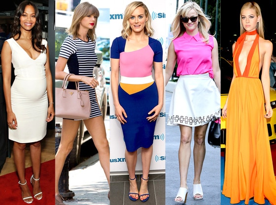 Taylor Schilling, Nicola Peltz, Zoe Saldana, Taylor Swift, Reese Witherspoon Taylor Schilling, Nicola Peltz, Zoe Saldana, Taylor Swift, Reese Witherspoon