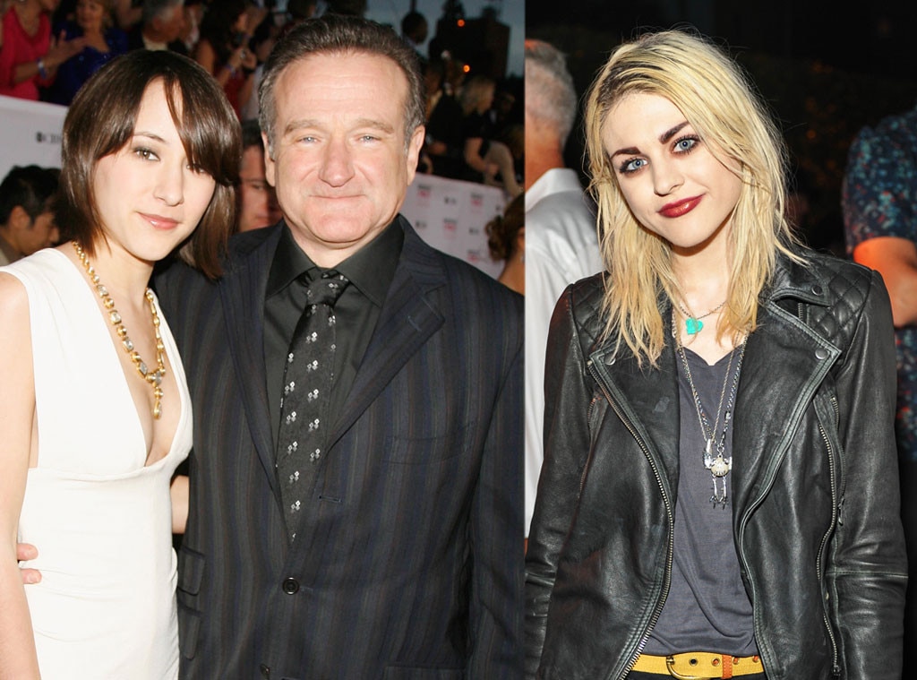 Zelda Williams, Robin Williams, Frances Bean Cobain Zelda Williams, Robin Williams, Frances Bean Cobain