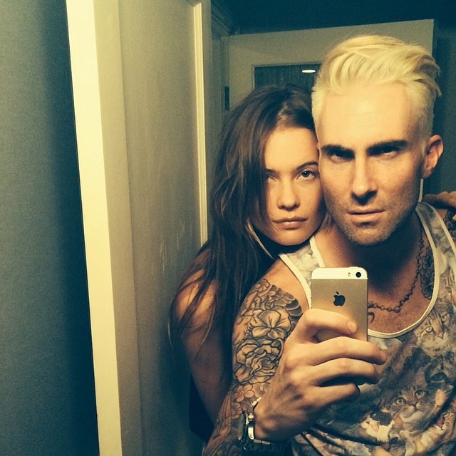 Adam Levine And Behati Prinsloo From Hottest Celeb Couples On Instagram