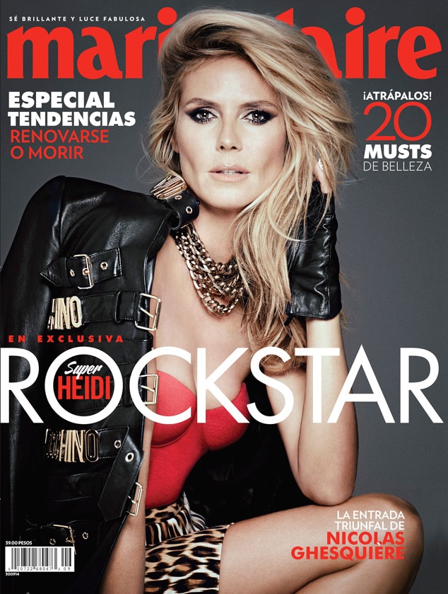 Heidi Klum Marie Claire Mexico From September 2014 Magazine Covers E News 