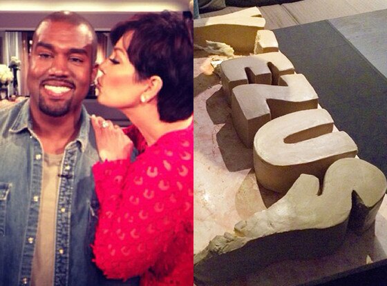 Kanye West, Cake, Yeezus, Kris Jenner Kanye West, Cake, Yeezus, Kris Jenner