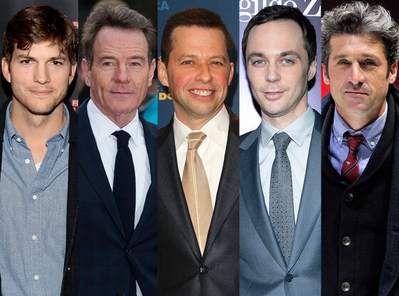 Ashton Kutcher, Bryan Cranston, Jon Cryer, Jim Parsons, Patrick Dempsey Ashton Kutcher, Bryan Cranston, Jon Cryer, Jim Parsons, Patrick Dempsey