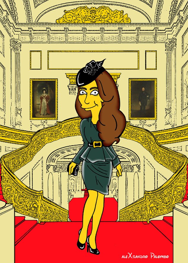 Kate Middleton Simpsonized Kate Middleton Simpsonized