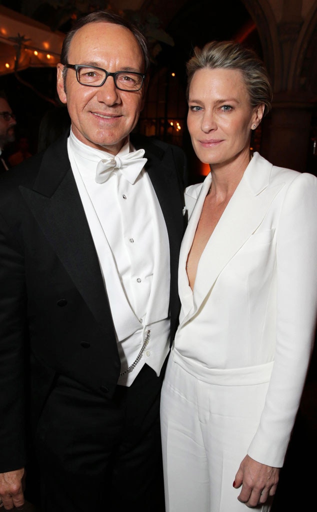 Kevin Spacey & Robin Wright from 2014 Emmys Party Pics E! News