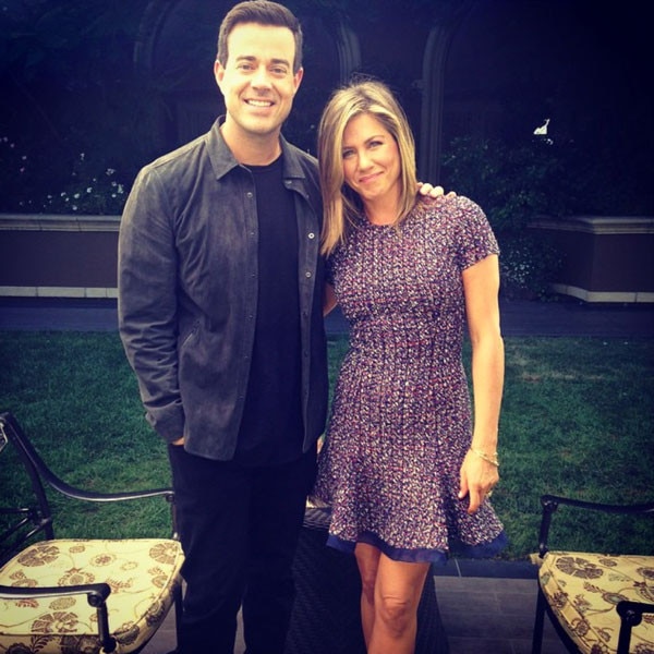 Carson Daly, Jennifer Aniston, Instagram Carson Daly, Jennifer Aniston, Instagram