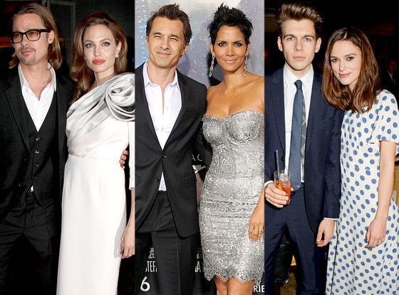 Brad Pitt, Angelina Jolie, Halle Berry, Olivier Martinez, Keira Knightle, James Righton Brad Pitt, Angelina Jolie, Halle Berry, Olivier Martinez, Keira Knightle, James Righton