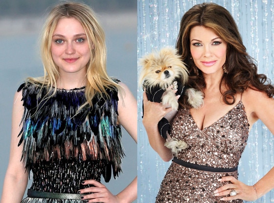Dakota Fanning, Lisa Vanderpump Dakota Fanning, Lisa Vanderpump