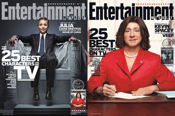 Entertainment Weekly, Julia Louis-Dreyfus, Kevin Spacey Entertainment Weekly, Julia Louis-Dreyfus, Kevin Spacey