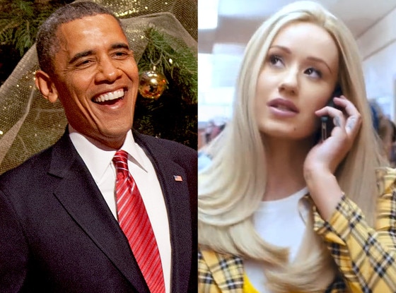 Iggy Azalea, Barrack Obama, Fancy Iggy Azalea, Barrack Obama, Fancy