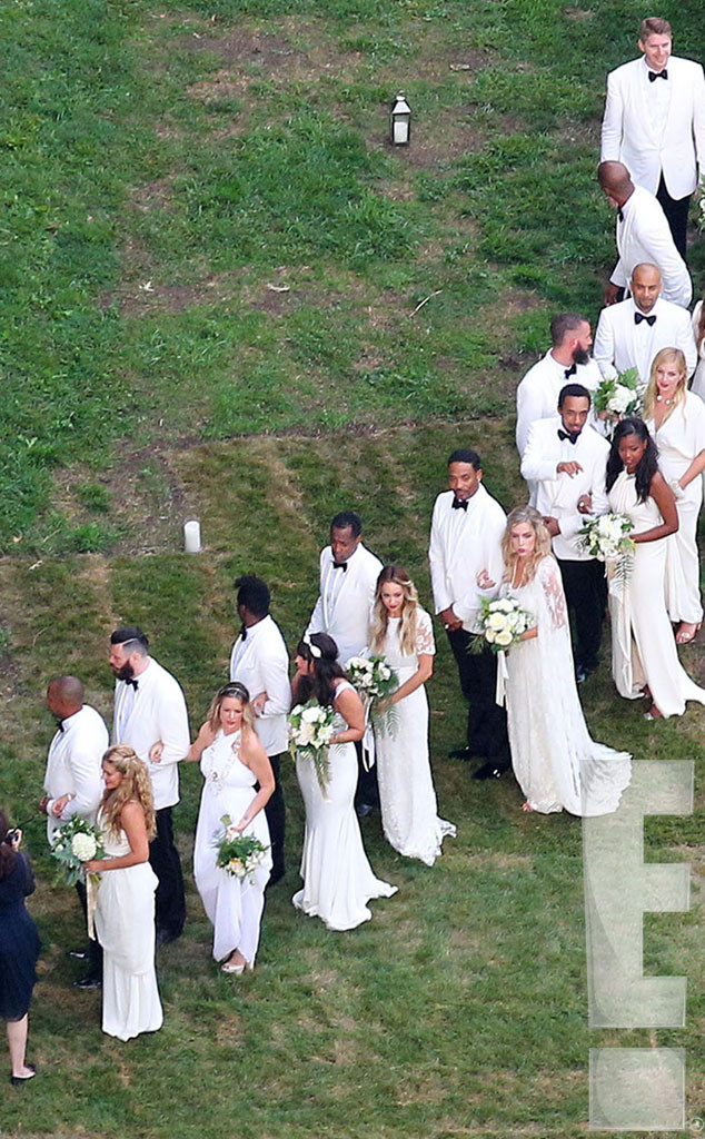 Wedding Party from Ashlee Simpson and Evan Ross� Wedding