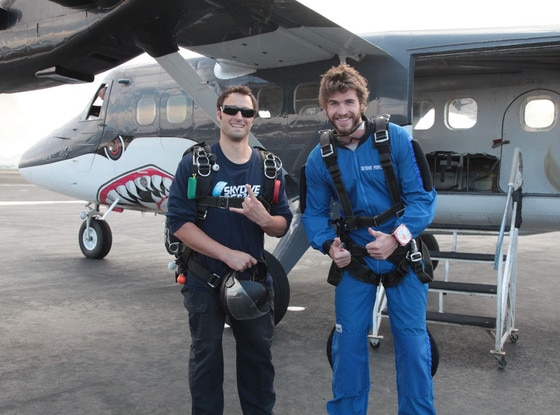 Liam Hemsworth, Nylon Guys, Skydiving Liam Hemsworth, Nylon Guys, Skydiving