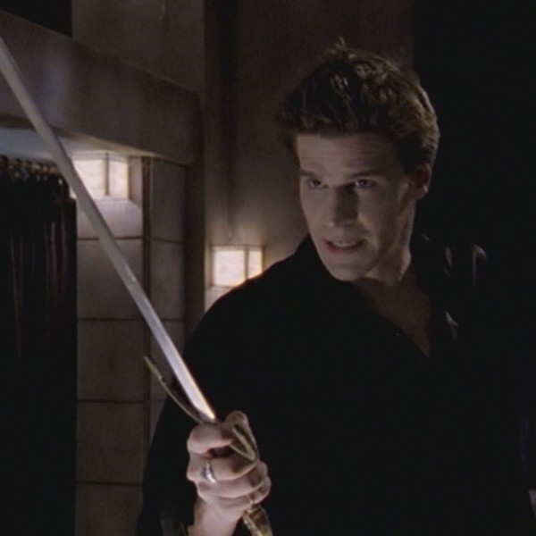 Buffy boreanaz angel david vampire vampires dvdbash slayer sexy head charisma carpenter bite anytime drop dead michelle gellar sarah hannigan David Boreanaz, Buffy the Vampire Slayer from Since U Been Gone…17 TV