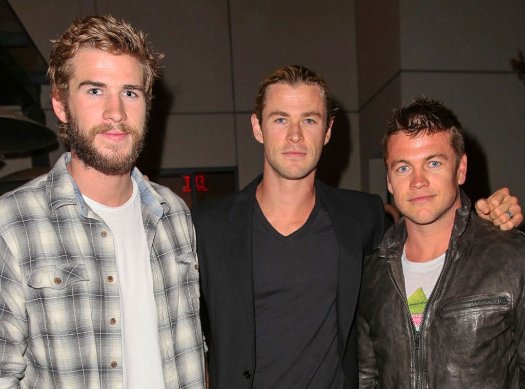 Chris Liam And Luke Hemsworth From Famous Celebrity Brothers E News