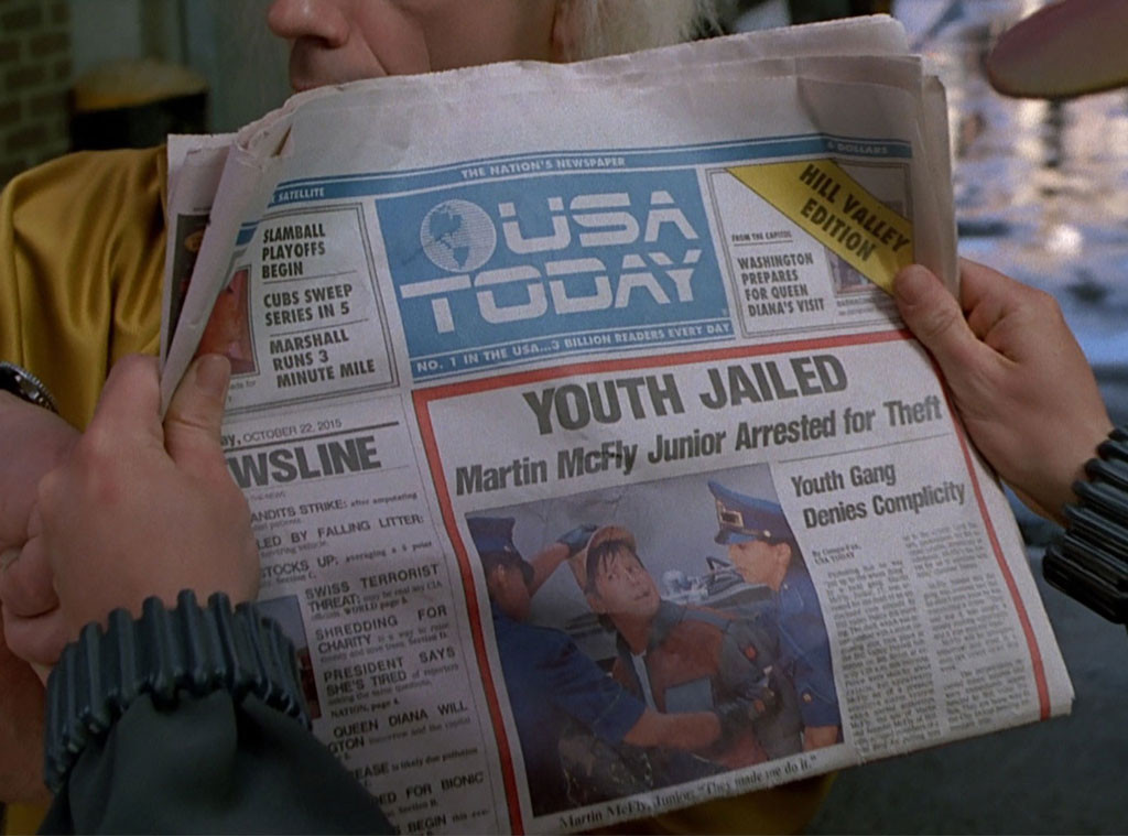 Back to the Future Part II Showed Us 2015 First 11 Things the Movie