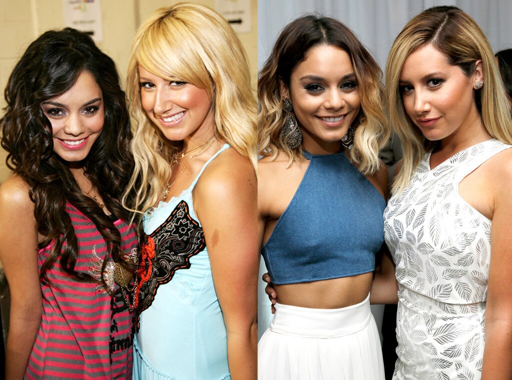 Ashley Tisdale & Vanessa Hudgens from Famous Friends: Then & Now | E! News