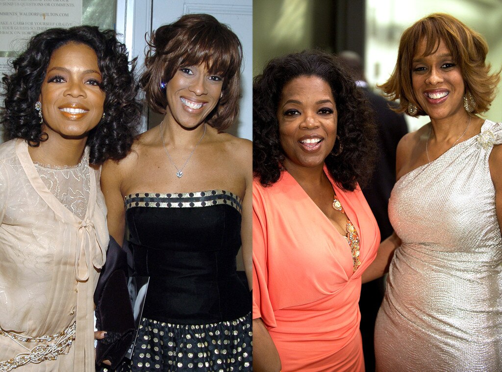 Oprah Winfrey And Gayle King From Famous Friends Then And Now E News 