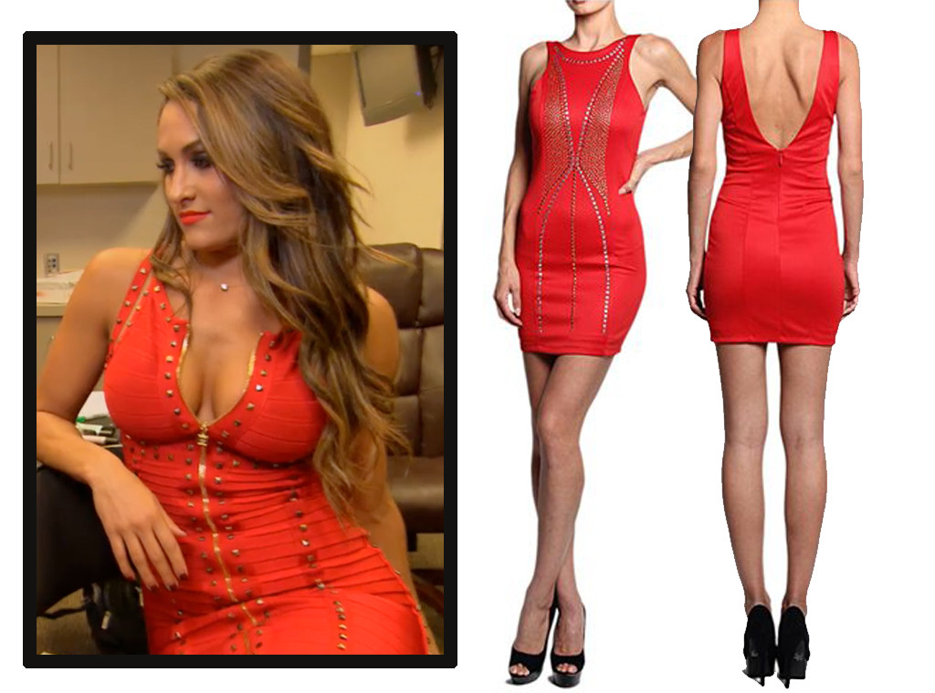 Nikki Bellas Sexy Red Dress And Eva Maries Skull Pajamas—get The Hot Total Divas Looks On 