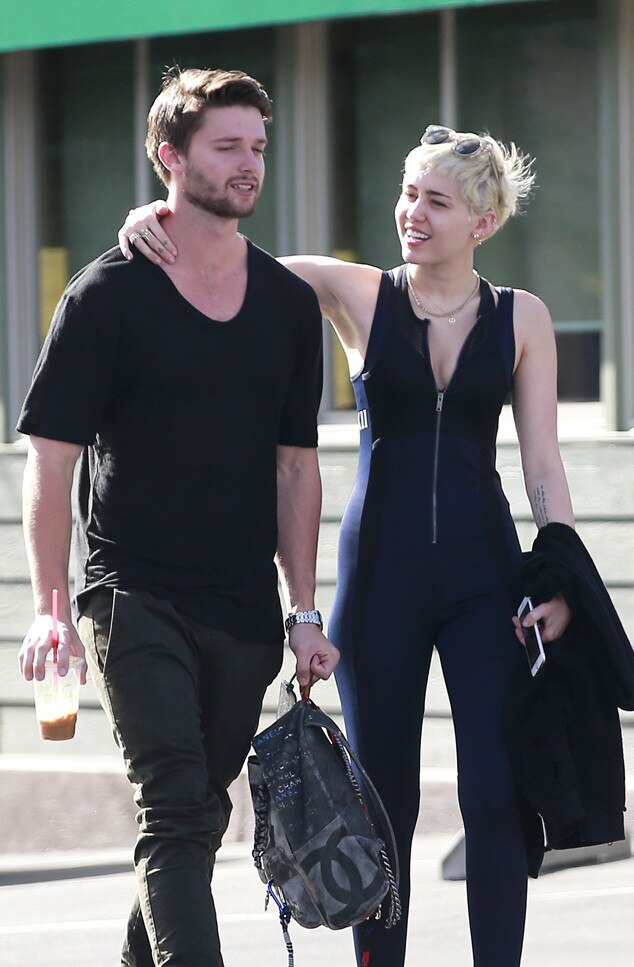 Miley Cyrus and Patrick Schwarzenegger Have PDAPacked Date Night as