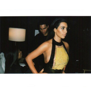 Kim Kardashian Flashes Side Boob While Squeezing Her Curves Into Balmain Sample Sizes See The