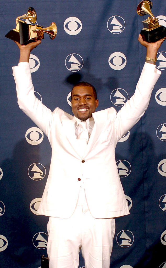 Kanye West from Stars' First Grammys E! News