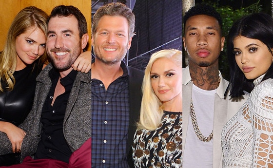 Kate Upton, Justin Verlander, Blake Shelton, Gwen Stefani, Kylie Jenner, Tyga Kate Upton, Justin Verlander, Blake Shelton, Gwen Stefani, Kylie Jenner, Tyga