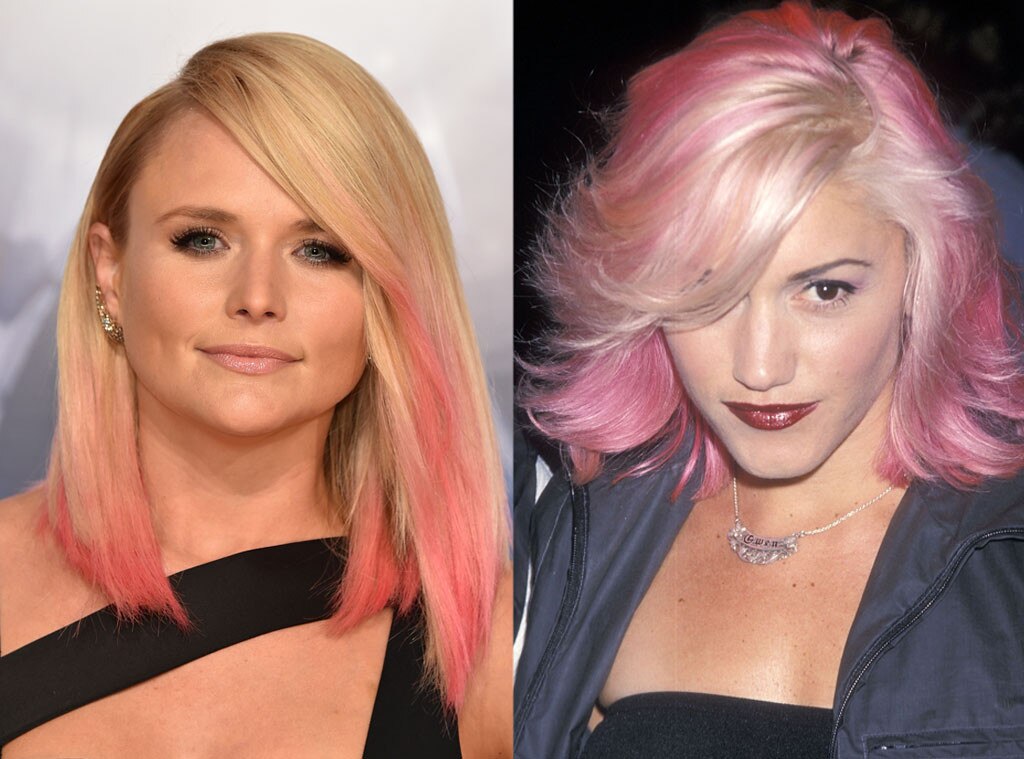 Miranda Lambert Debuts Pink Hair Just Like Gwen Stefani S