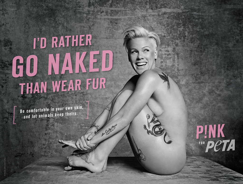 Id Rather Go Naked Than Wear Fur Campaign 108