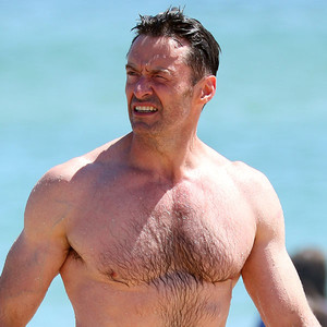 Hugh Jackman Shows Off His Ripped Body On The Beach In Australia E News
