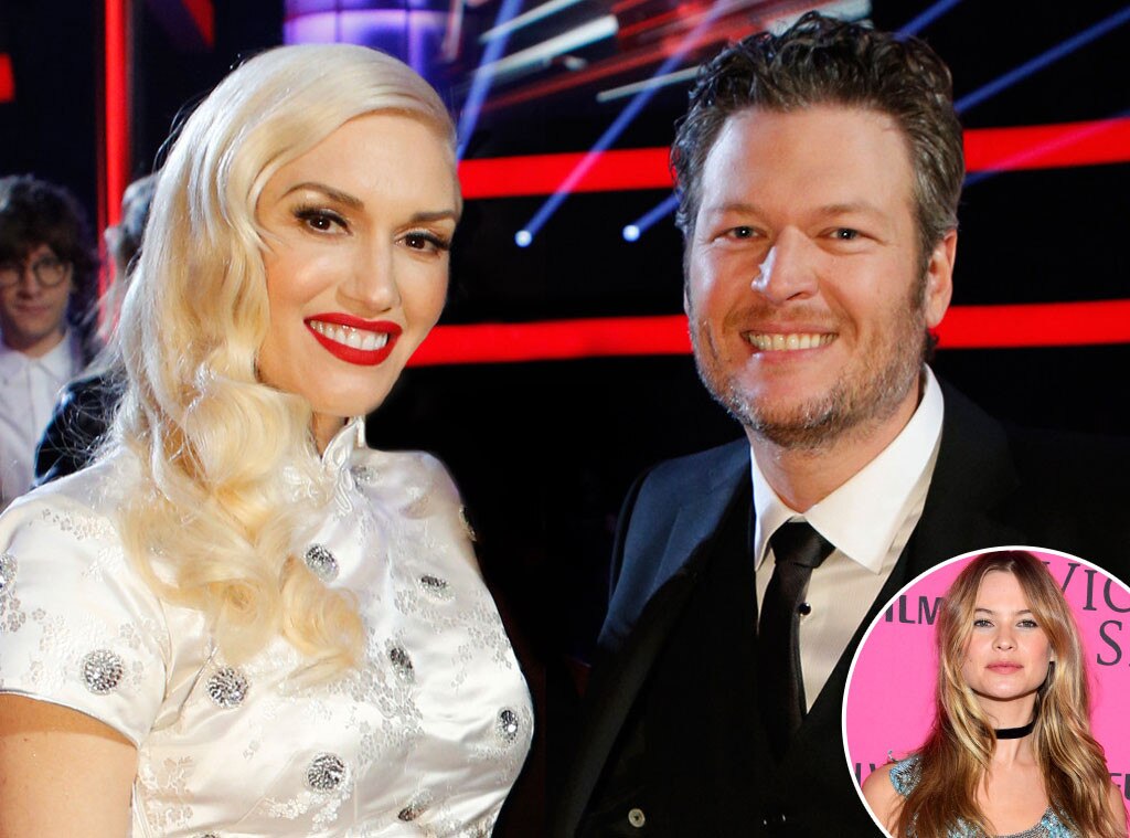 Blake Shelton, Gwen Stefani, Behati Prinsloo Blake Shelton, Gwen Stefani, Behati Prinsloo
