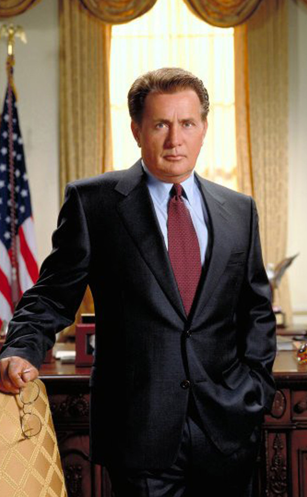 Martin Sheen as President Josiah “Jed” Bartlet on The West Wing from The Hottest TV PILFs of All