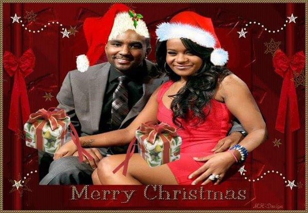 Nick Gordon, Bobbi Kristina Brown, Christmas 2015 Nick Gordon, Bobbi Kristina Brown, Christmas 2015