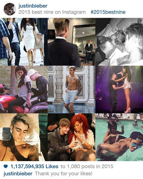 Instagram, Best 9 in 2015