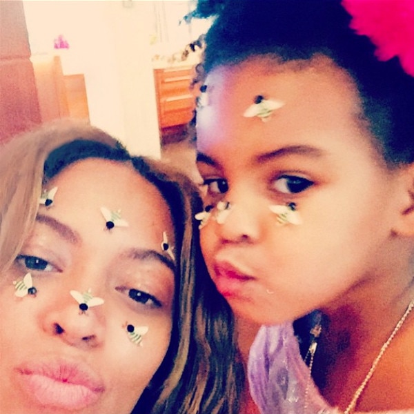 Beyonce, Blue Ivy, Instagram, Valentine's Day