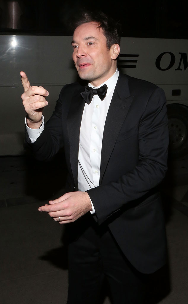 Jimmy Fallon from Stars at SNL 40th Anniversary After Party E! News