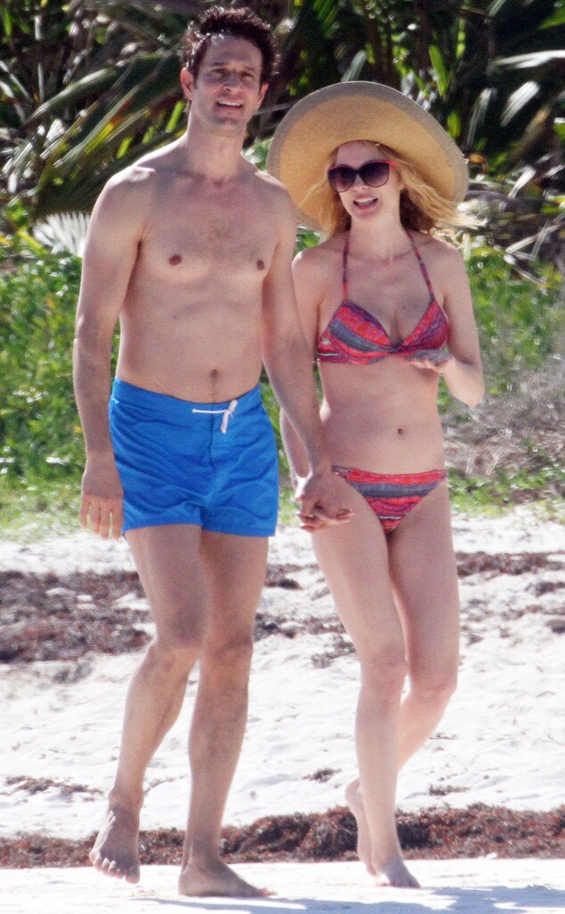 Heather Graham 45 Shows Off Killer Bikini Body During Pda Filled 7075