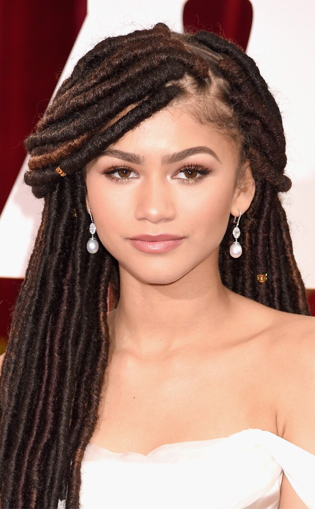 Zendaya From E Style Collective 2015 Oscars Omg Hair Moments E News 