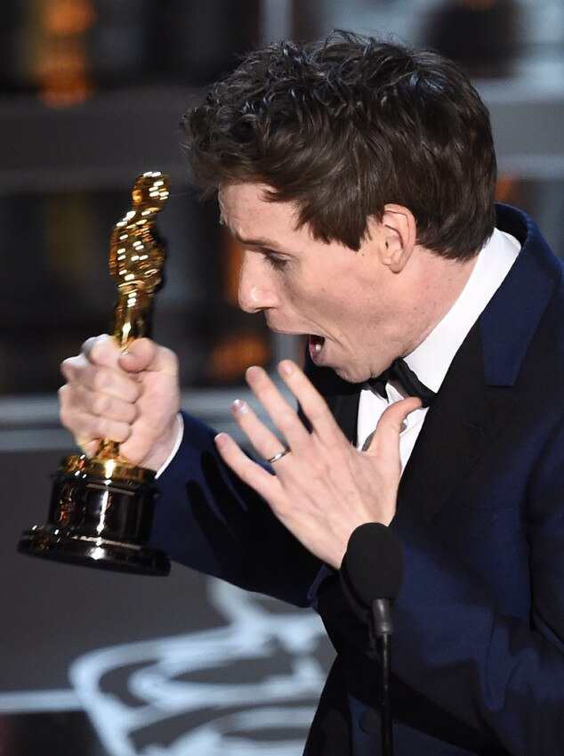 Eddie Redmayne Wins Best Actor At The 2015 Oscars Could Not Be More