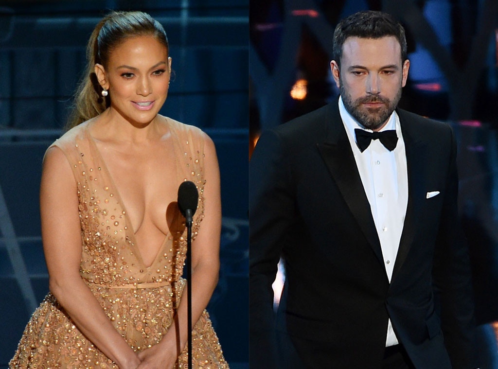 Ben Affleck Whispers Something Into Jennifer Lopez's Ear at the Oscars