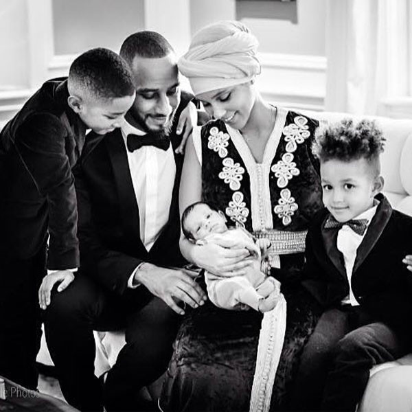 Alicia Keys, Swizz Beatz, Baby Genesis, Instagram