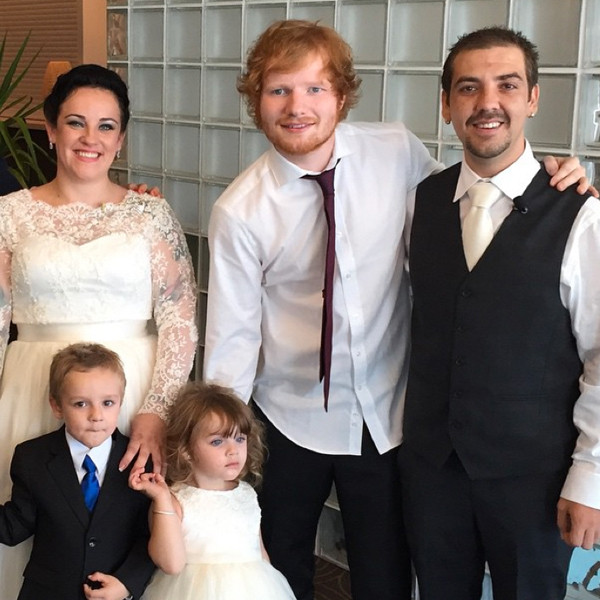 Ed Sheeran Surprises Couple at Their Wedding to Sing for Their First