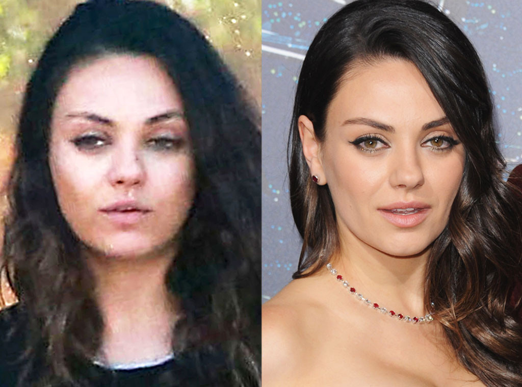 Mila Kunis From Stars Without Makeup E News
