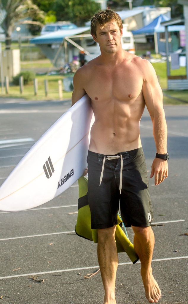 Surfing From Chris Hemsworth S Hottest Pics E News