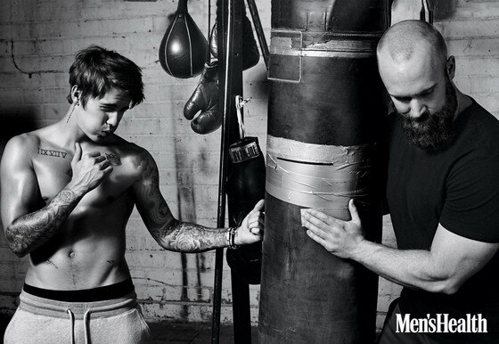 Justin Bieber Poses Shirtless for Men's Health, Cops to Past Mistakes