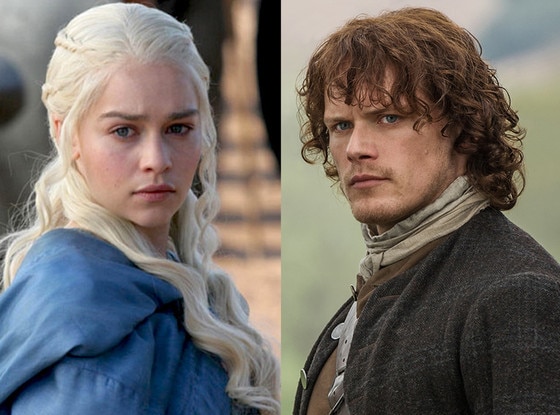 Game of Thrones, Emilia Clarke, Outlander, Sam Heughan Game of Thrones, Emilia Clarke, Outlander, Sam Heughan