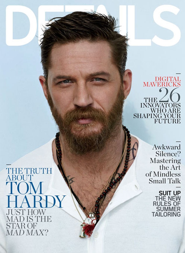 Tom Hardy Shows Off Insane Muscles In Shirtless Details Spread See The Sexy Pics E News 