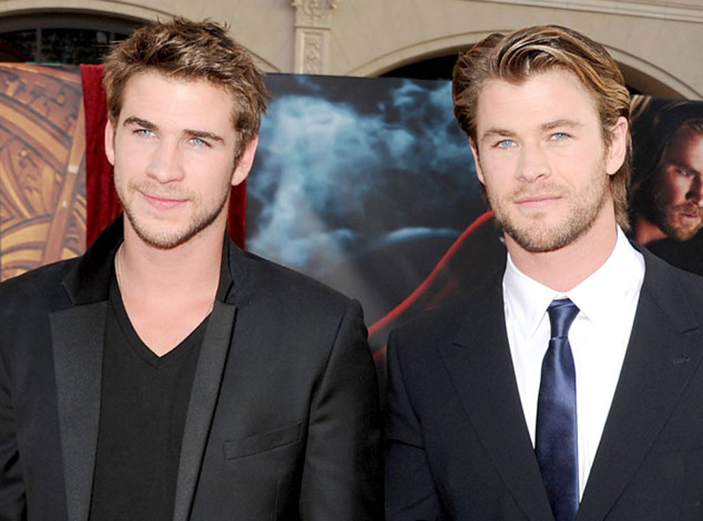 Liam & Chris Hemsworth from Celebrity Siblings E! News