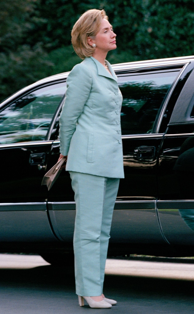 Pastel Power From Hillary Clintons Colorful Pantsuits E News Canada 