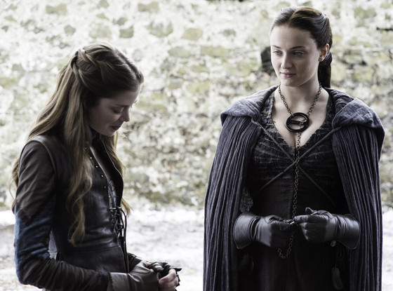 Myranda (Charlotte Hope), Sansa Stark (Sophie Turner) from Holy Mother